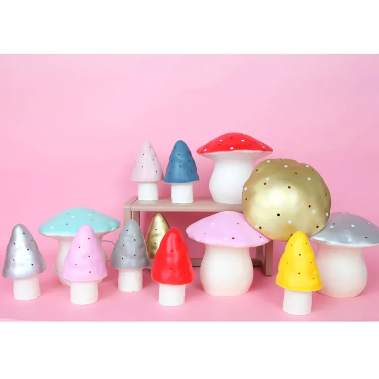 Mushroom Lamp, Large Toadstool - Red