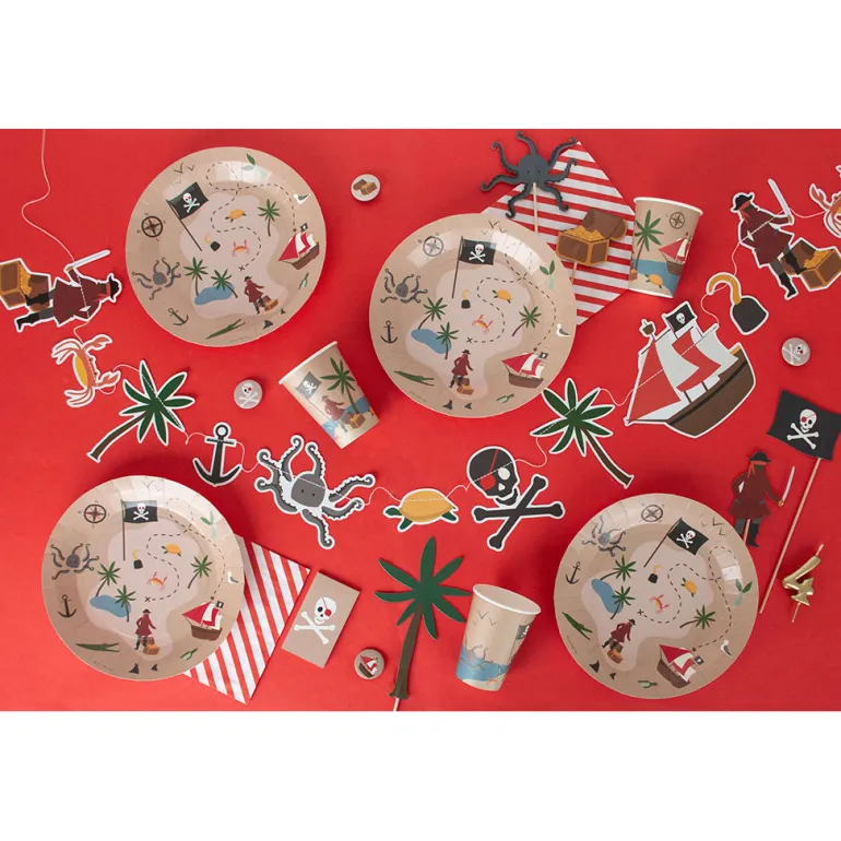 My Little Day Balloons, Printed Balloons, Set of 5 – Pirate