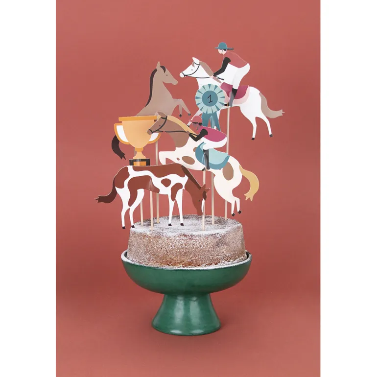 My Little Day Cake Toppers, Set of 8 - Horse