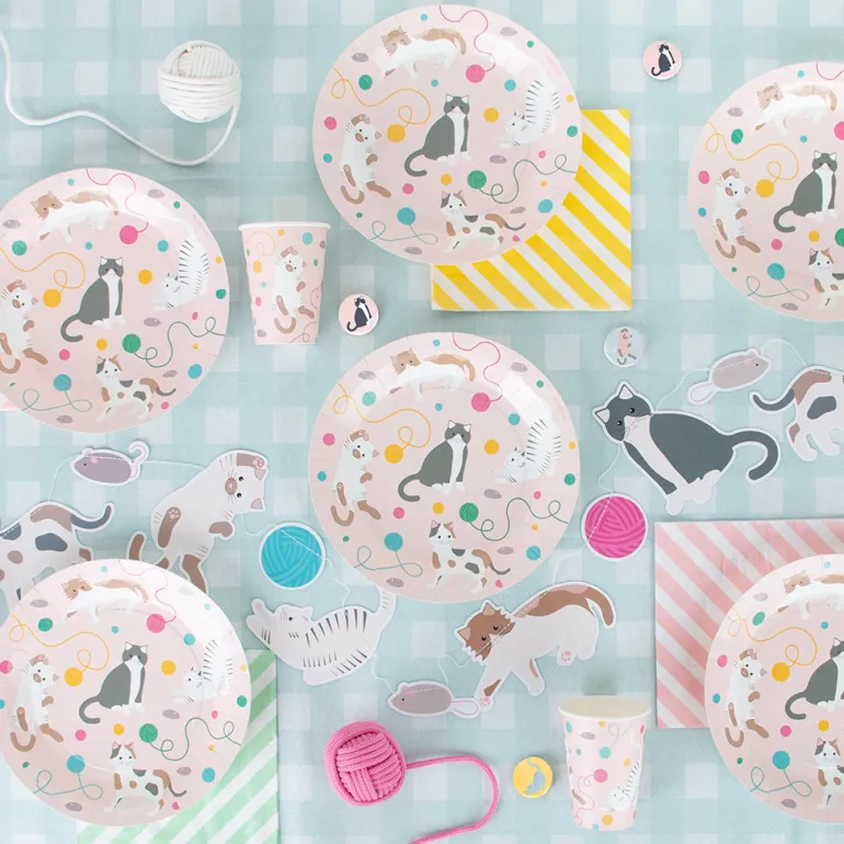 My Little Day Paper Plates, Cat