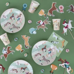 My Little Day Paper Plates, Horse