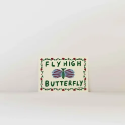 Nephthys Illustrated Poster, Fly High Butterfly - A4