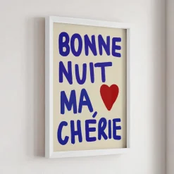 Nephthys Illustrated Poster, Bonne Nuit ma Chérie - A4