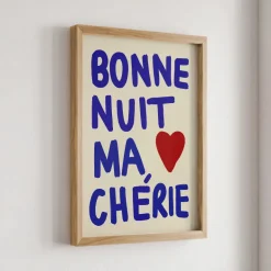 Nephthys Illustrated Poster, Bonne Nuit ma Chérie - A4
