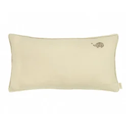 Nobodinoz Cushion, Washed French Linen, 50 x 30 cm - Green Tea