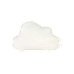 Nobodinoz Sky Cushion, Washed French Linen - Off White