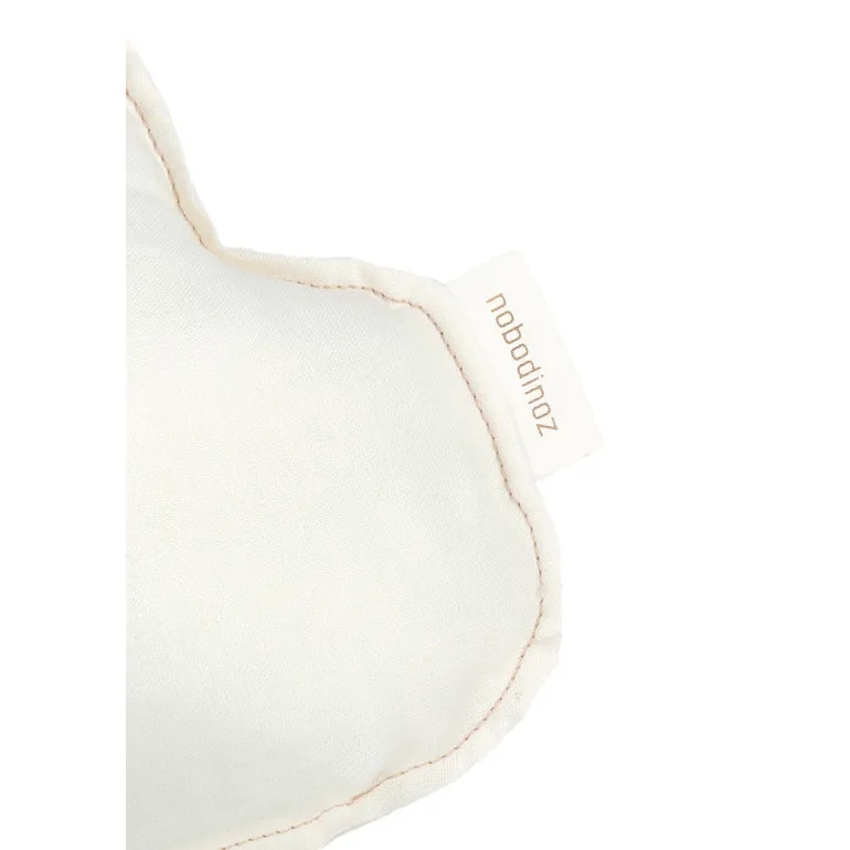 Nobodinoz Sky Cushion, Washed French Linen - Off White