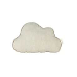 Nobodinoz Sky Pillow, Washed French Linen - Greige