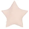 Nobodinoz Star Cushion, Washed French Linen - Mauve Pink