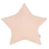 Nobodinoz Star Cushion, Washed French Linen - Powder Pink