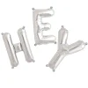 Northstar Balloons, Silver Foil Balloon Letters - excluding Q, Æ, Ø, Å