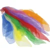 Nylon Scarves for Show Dance, Gymnastics, and Magic - Set of 6