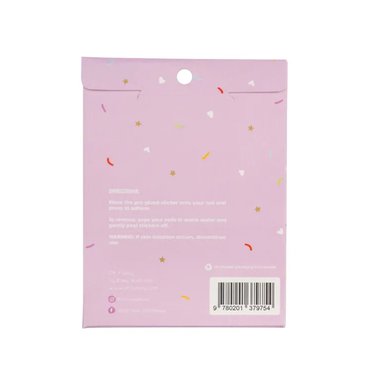 Oh Flossy, Nail Stickers – Set of 4