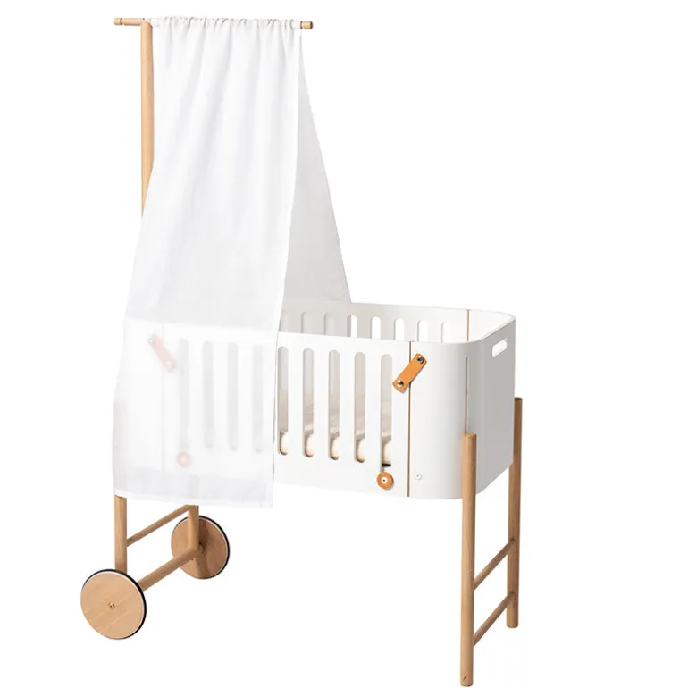 Oliver Furniture Wood Co-sleeper Bed Canopy, White