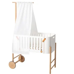Oliver Furniture, Wood Co-sleeper, Cradle and Bench - Multifunctional Baby Bed