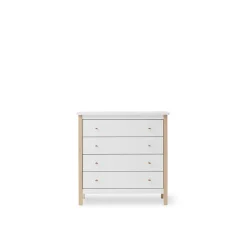 Oliver Furniture Wood kommode m. 4 skuffer, eg