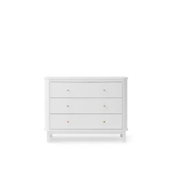 Oliver Furniture Wood kommode, m. 3 skuffer - Hvid