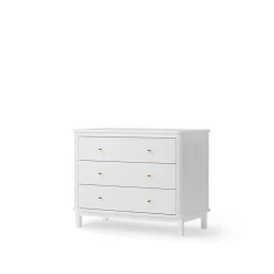 Oliver Furniture Wood kommode, m. 3 skuffer - Hvid