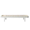 Oliver Furniture, Wood Lounger, 90 x 200 cm - White