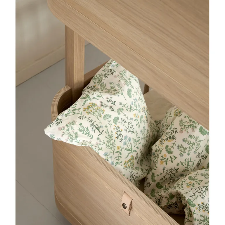 Oliver Furniture, Wood Mini+ Half-High Bed - Oak