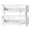 Oliver Furniture, Wood Mini+ Mid-Height Bunk Bed - White