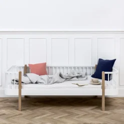 Oliver Furniture, Wood Original, Sofa Bed - White/Oak