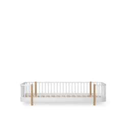 Oliver Furniture, Wood Original, Floor Bed – White/Oak