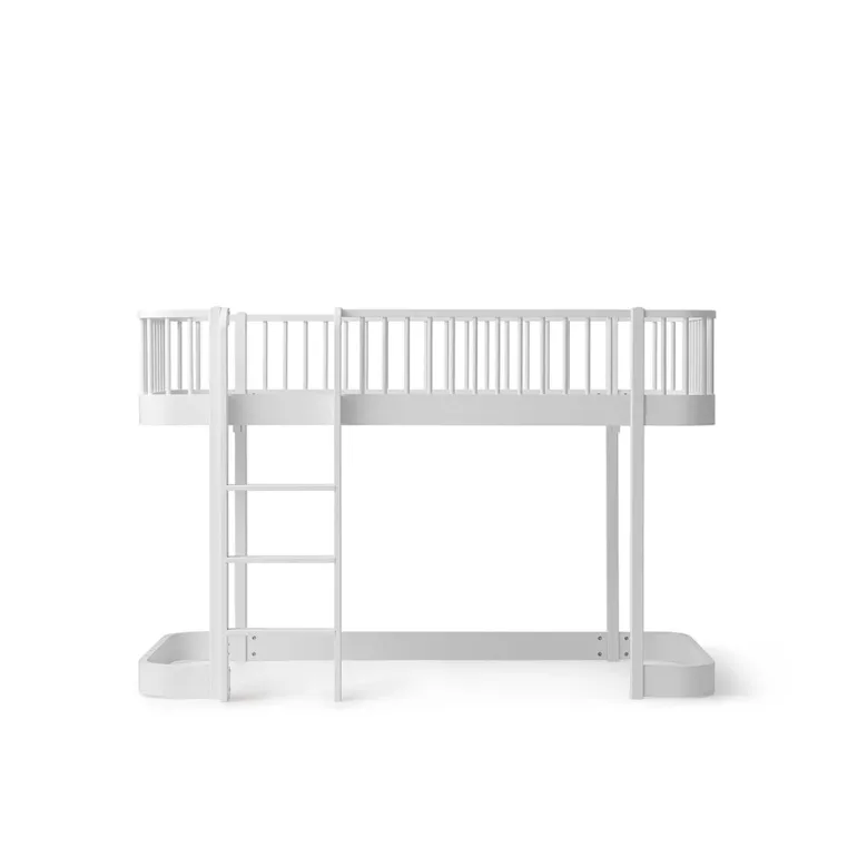 Oliver Furniture, Wood Original, Half-Height Bed - White