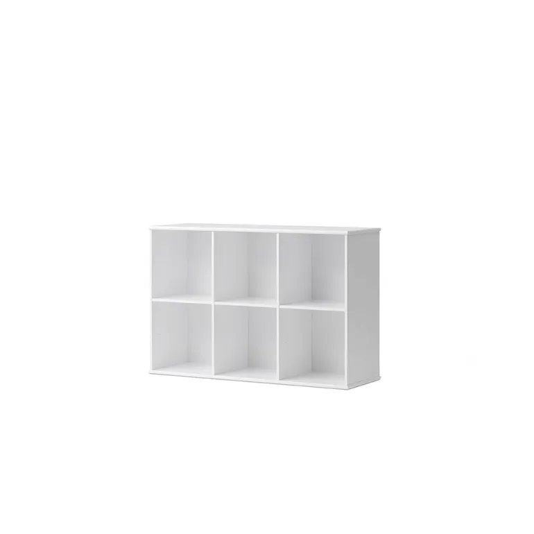Oliver Furniture Wood reol, 3x2 rum - med eller uden vandret sokkel