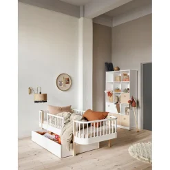 Oliver Furniture Wood reol, 3x5 rum lodret m sokkel