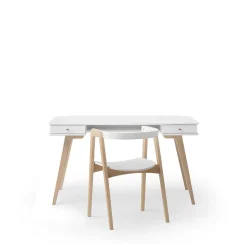 Oliver Furniture Wood skrivebord, 66 cm og armstol