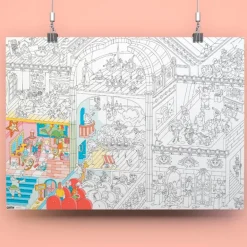 Omy Large Coloring Poster, Dance