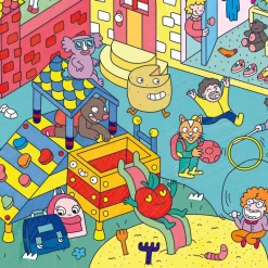 Omy Large Coloring Poster, 70 x 100 cm - Kids Life