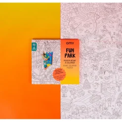 Omy Large Coloring Poster, 70 x 100 cm - Fun Park