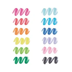 Ooly Brush Markers, Set of 12, Double-Sided - Dual Tone