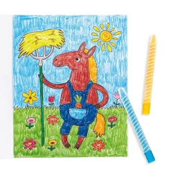Ooly Coloring Book, Little Farm Friends