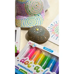 Ooly 3D Effect Dot Painting – Set of 8 - Dot-a-Lot Bright