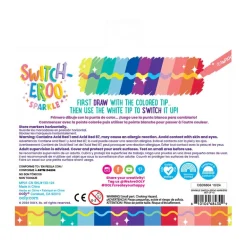 Ooly Magic Markers Set of 12, Switch-eroo Glitter