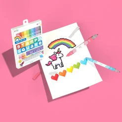Ooly Marker Set of 12, Double-Sided - Stamp a Square
