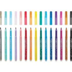 Ooly Rainbow Sparkle Glitter Markers, Set of 15