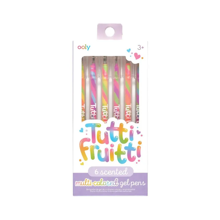 Ooly Scented Gel Pens, Set of 6, Tutti Frutti