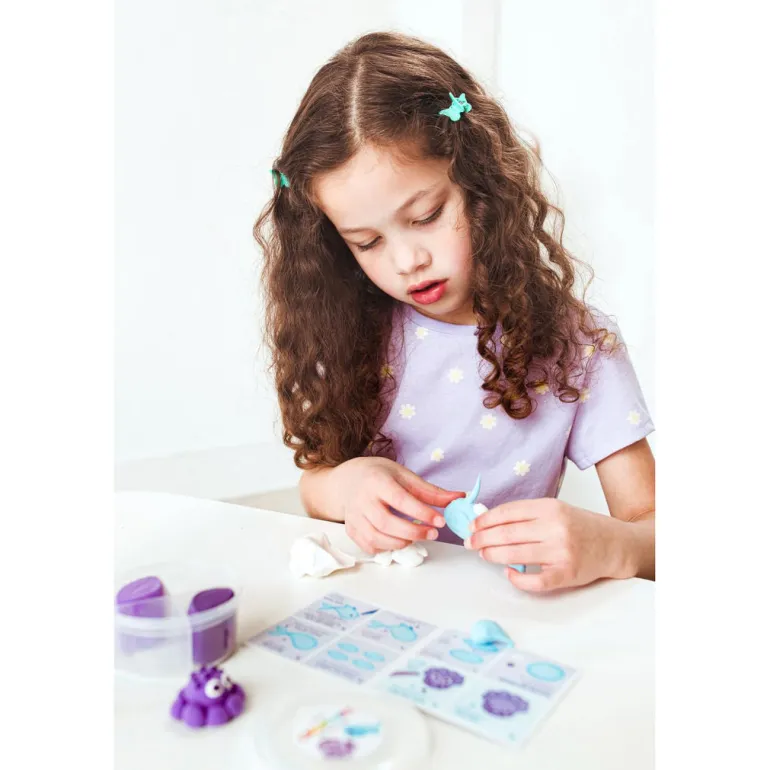 Ooly Self-Hardening Clay - Ocean BFFs 4 Colors - Creatibles
