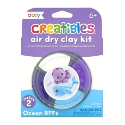 Ooly Self-Hardening Clay - Ocean BFFs 4 Colors - Creatibles
