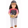 Our Generation dukke, Foodtruck Rayna - 46 cm