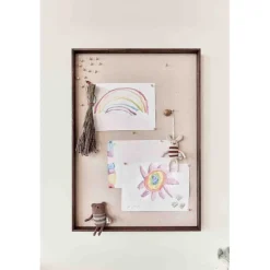 OYOY Stroller Hanging Toy, Musetti Mus - Off White / Melange