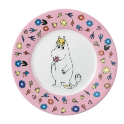 Petit Jour Paris lunch plate, Mumi with flower
