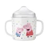 Petit Jour Paris Melamine Cup with 2 Handles, Peppa Pig