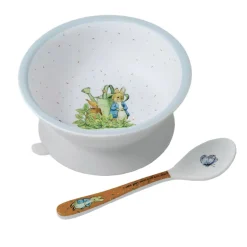 Petit Jour Paris, Peter Rabbit Bowl with Suction Cup and Spoon