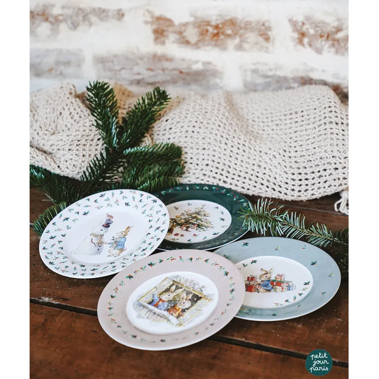 Petit Jour Paris, Peter Rabbit Flat Plate, Christmas Window