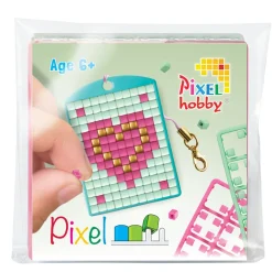 Pixel Mosaic Starter Set, Keychain - Heart